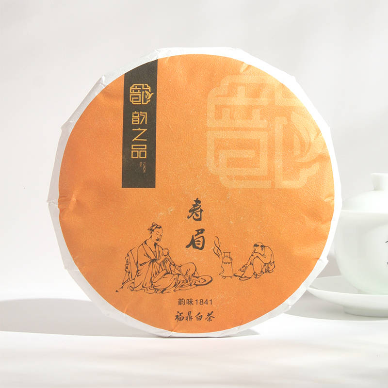 韵之品|福鼎白茶 韵味1841 紧压寿眉2018年·340g